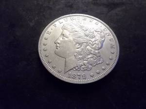 1879 O Morgan Silver Dollar