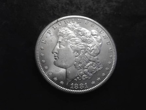 1881 S Morgan Silver Dollar
