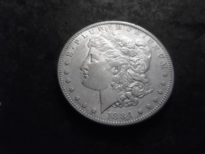 1884 S Morgan Silver Dollar