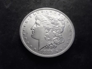 1885 O Morgan Silver Dollar