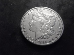 1894 O Morgan Silver Dollar