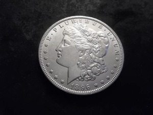 1896 O Morgan Silver Dollar