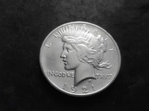 1921 Peace Silver Dollar High Relief