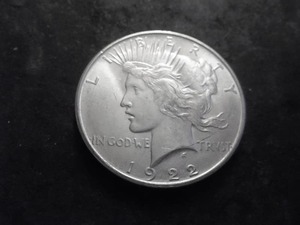 1922 D Peace Silver Dollar