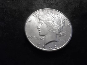 1922 S Peace Silver Dollar