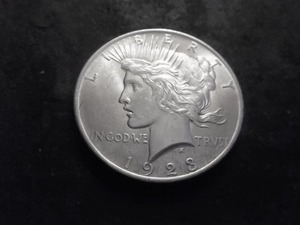 1923 Peace Silver Dollar
