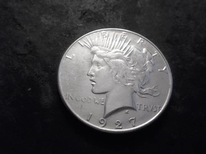 1927 D Silver Peace Dollar