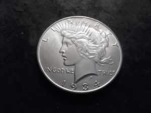 1934 Silver Peace Dollar