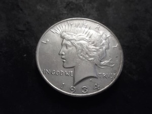 1934 D Silver Peace Dollar