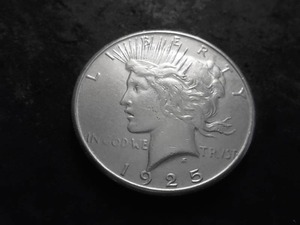 1925 S Peace Silver Dollar