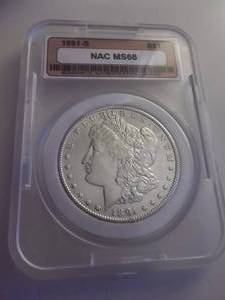 1891 S Morgan Silver Dollar