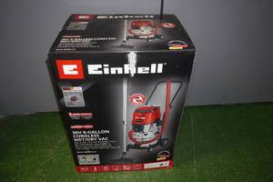 lot 14 image: Einhell 36V 8-Gallon Cordless WetDry Vac -Battery Not Included