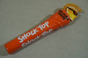 lot 42 image: Shock Top Belgian White Beer Tap Handle
