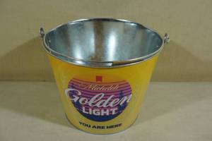 lot 45 image: Michelob Golden Light Metal Bucket