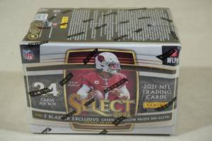 lot 109 image: 2021 Panini Select Blaster Box of Football Cards