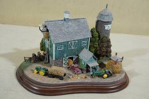 lot 156 image: John Deere Hay Barn Figure