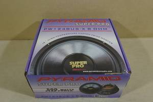 lot 161 image: Pyramid Super Pro 12 High-Temp Kapton Voice Coil Subwoofer