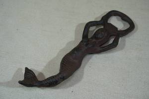 lot 195 image: Heavy Duty Mermaid Beer Bottle Opener