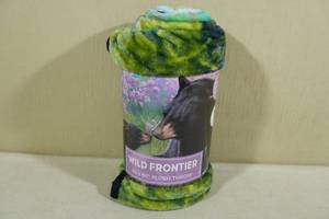 lot 205 image: Wild Frontier 50x60 Plush Throw Blanket