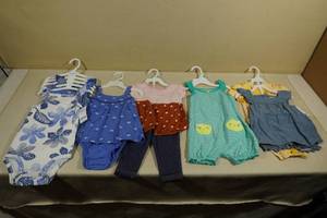 lot 213 image: Assorted Carters Girls Clothing -18 Months