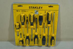 lot 249 image: Stanley 10-Piece Screwdriver Set
