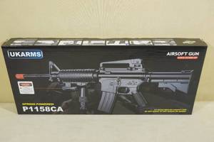 lot 293 image: UKArms P1158CA Spring Powered Airsoft Rifle with Lazer