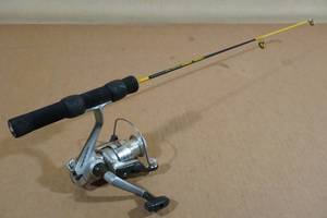 lot 312 image: Iceman Ice Fishing Pole with Abu Garcia Reel