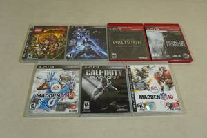 lot 330 image: 7 PlayStation 3 Games -Indiana Jones, Star Wars, Call of Duty, Madden