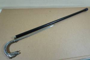 lot 354 image: Horse Head Sword Cane