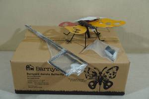 lot 358 image: Barnyard Gerata Buterfly Yard Ornament 3.9x8.3x7.5