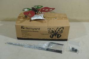 lot 360 image: Barnyard Gerata Buterfly Yard Ornament 3.9x8.3x7.5