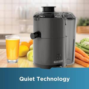 lot 5 image: Black & Decker Quiet Fruit and Vegetable Juicer