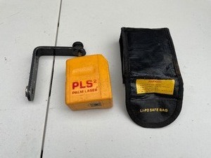 lot 8 image: PLS 2 Palm Laser Level with Case and Mounting Bracket
