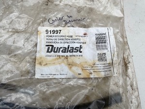 lot 39 image: Duralast Power Steering Hose Part 91997