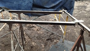 lot 83 image: 4 Adjustable Height Masonry Style Scaffolding
