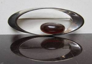lot 23 image: Signed N.E. FROM Denmark Modernist Brooch Pin