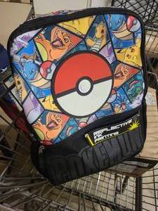 KK Pokemon branded childrens backpack with extra goodies inside