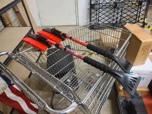 LL 2 Red Extendable Ice Scrapers