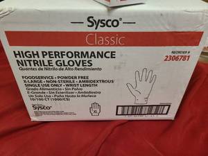 XL High Performance Nitrile Gloves Powder Free Gloves for food service