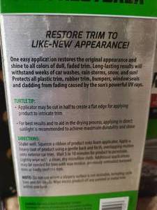 LL 2 Boxes of Turtle Wax Trim Restorer for vehicles