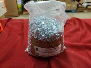 Partial bag of 14 NC Zinc Grade 2 Hex Nuts