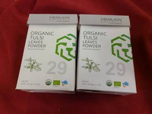 MM 2 Boxes of Organic Tulsi Leaf Powder Supplements