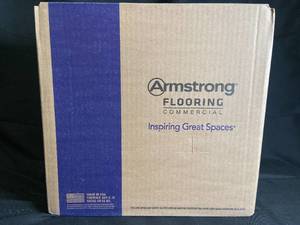 lot 26 image: Armstrong Commercial Flooring 12 in x 12 in x 18 in - 45 Pieces