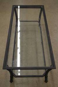 lot 29 image: Glass Coffee Table