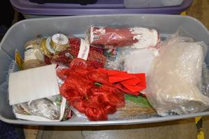 lot 111 image: Assorted Christmas Decor