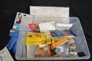 lot 149 image: Assorted Craft, Cleaning, and Household Supplies