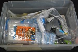 lot 150 image: Hot Glue Gun Kit - Five Hot Glue Guns with Lots of Glue Sticks