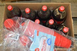 lot 212 image: Expired Coca Cola  Cups