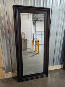 lot 139 image: Beveled Prism Rectangle Mirror 74 34 Tall 35 12 Wide