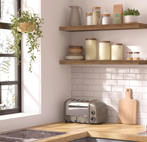 lot 209 image: Set of 2 Floating Shelves, Wall Shelf 31.5L x 7.9W x 1.5H. The 1.5